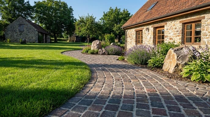 Gartenweg anlegen aus Polen