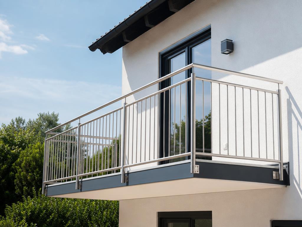 Edelstahlgeländer aus Polen – Balkon