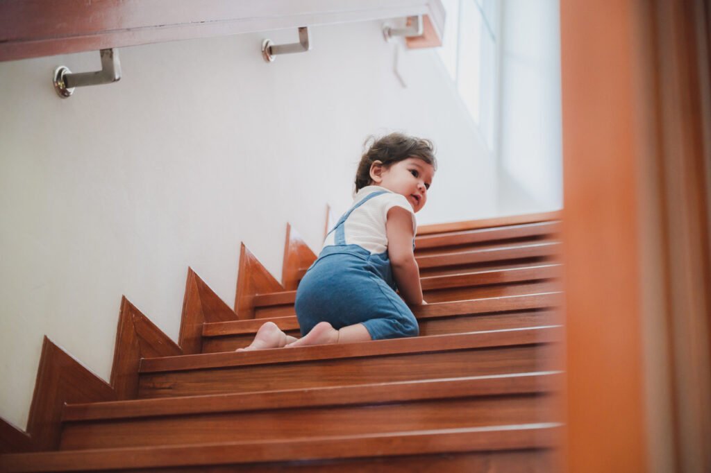 Kindersicherung für Treppe