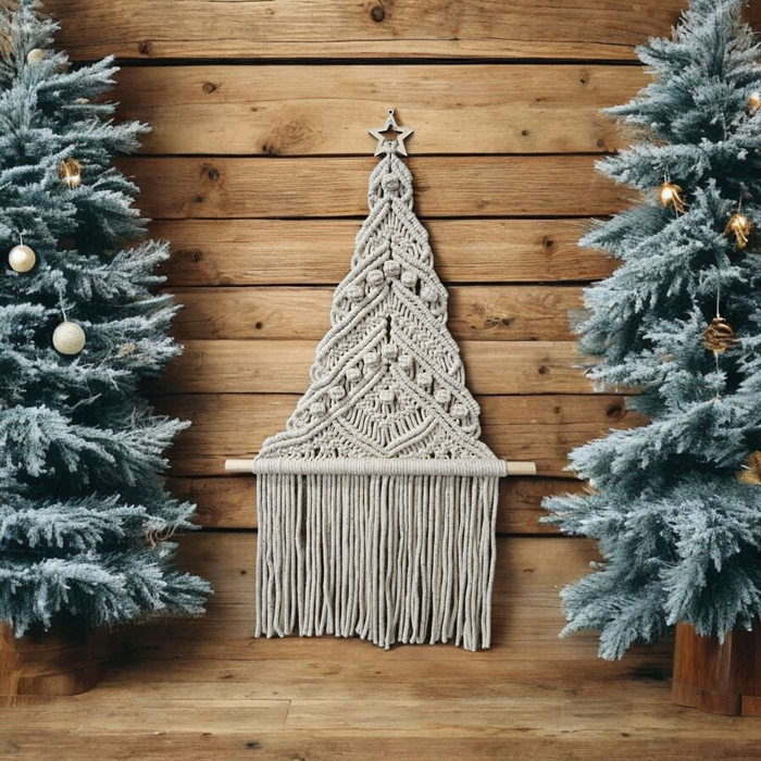 Makramee-Boho-Tannenbaum