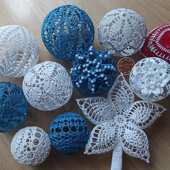 Handgefertigter Häkelstern