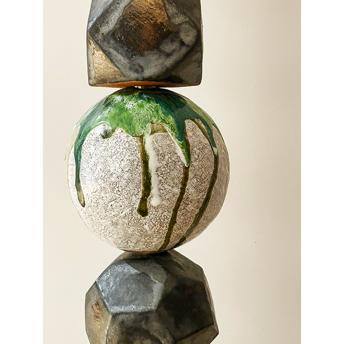 Skulpturale Stehlampe Gaia