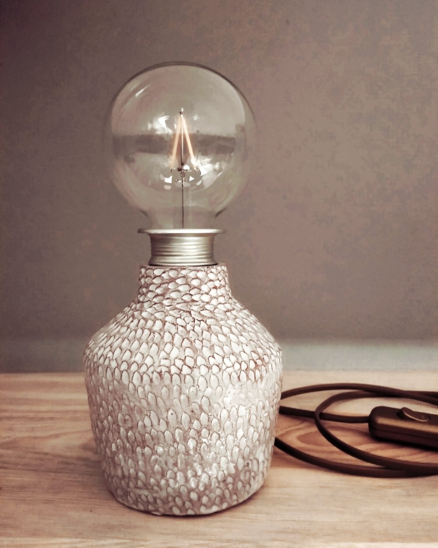 Keramik-Tischlampe