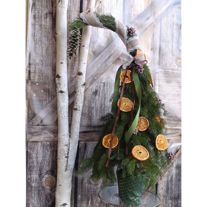 Weihnachtsbäume auf Stamm