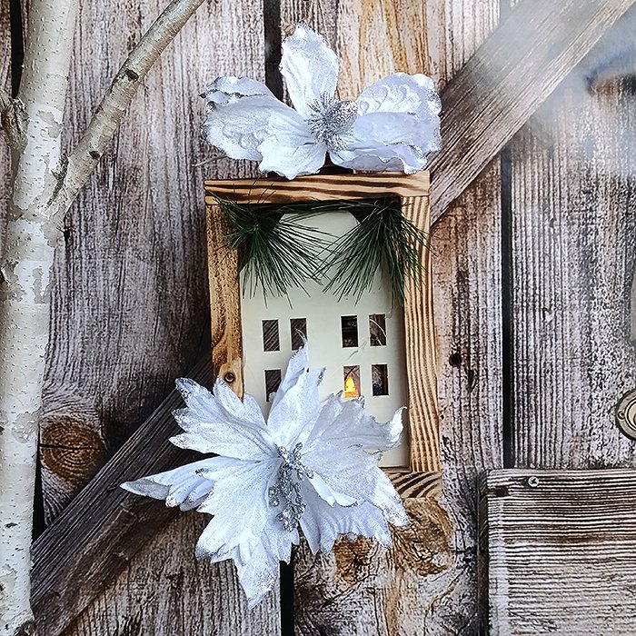 Deko-Laternen aus Naturholz