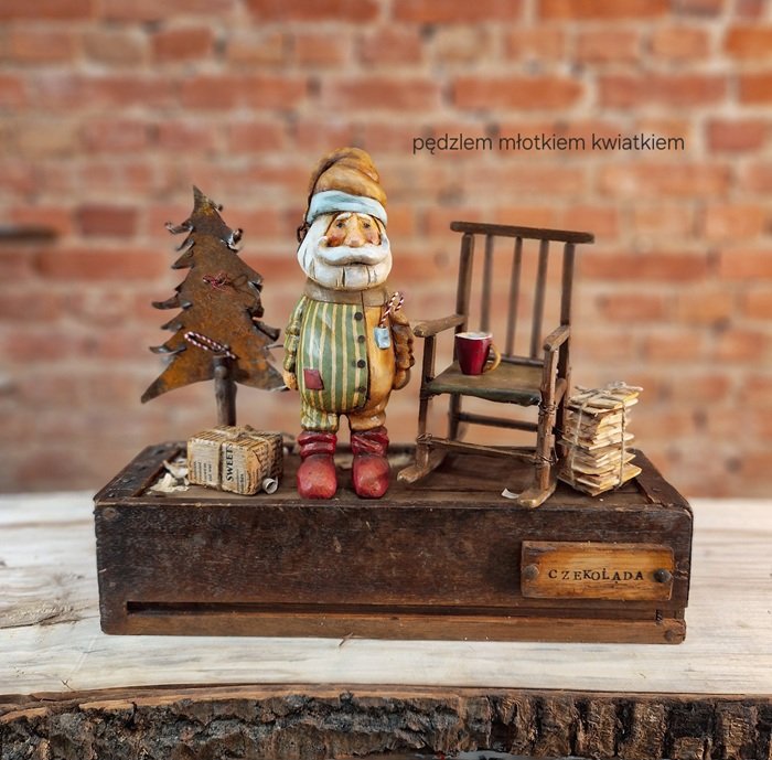 Weihnachtsmann im Märchenstil