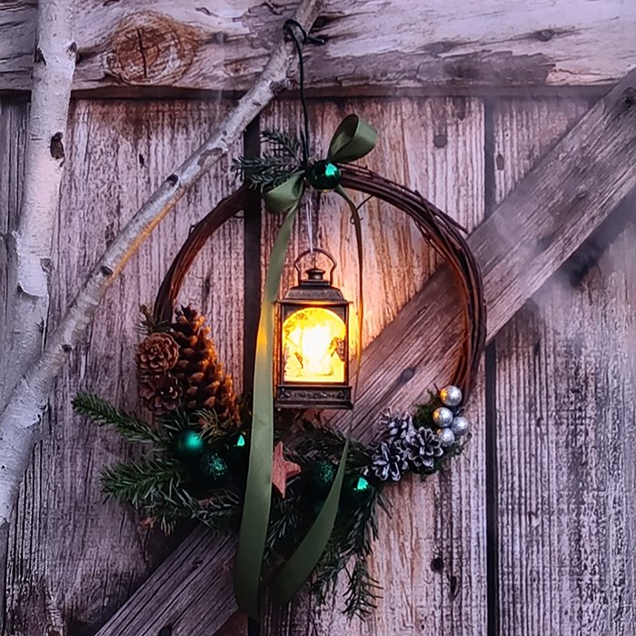 Handgemachte Naturkränze